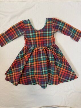 Alice & Ames plaid twirl dress size 3T (fits smallish)